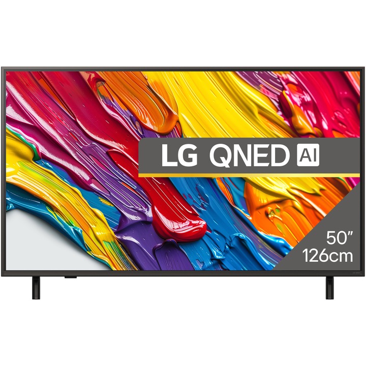 Телевизор LG QNED 50QNED84A3C, 50"(126 см), Smart, 4K Ultra HD, Клас F (Модел 2025)