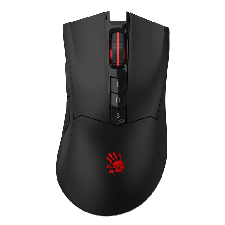 Мишка A4tech Bloody R90 Plus Stone black Геймърска безжична оптична R90-PLUS-STONE