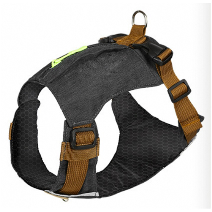 Ham pentru catei, TAGOON, Pentru talie medie/mare, Negru, L