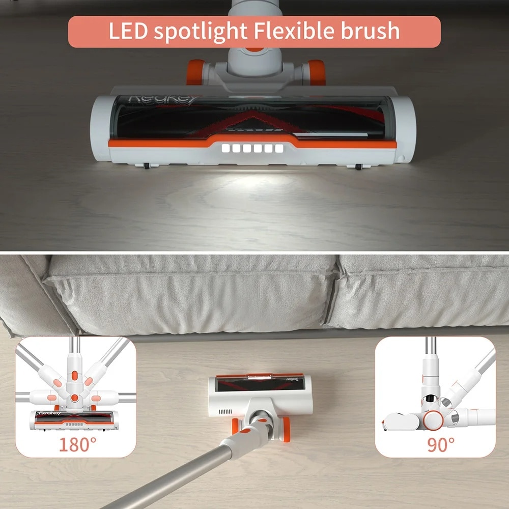 Aspirator fara Fir Alb Arctic – 25KPa Putere de Aspiratie, Motor 250W, Filtrare HEPA 6-in-1, Autonomie 40min, Display Tactil LED, Ideal pentru Blana de Animale, Lux Sigur pentru Piele, Stralucire Durabila