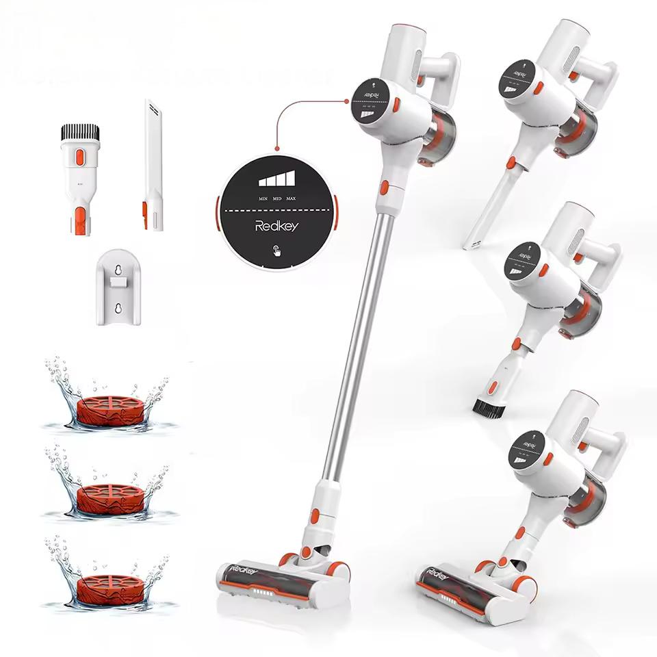 Aspirator fara Fir Alb Arctic – 25KPa Putere de Aspiratie, Motor 250W, Filtrare HEPA 6-in-1, Autonomie 40min, Display Tactil LED, Ideal pentru Blana de Animale, Lux Sigur pentru Piele, Stralucire Durabila