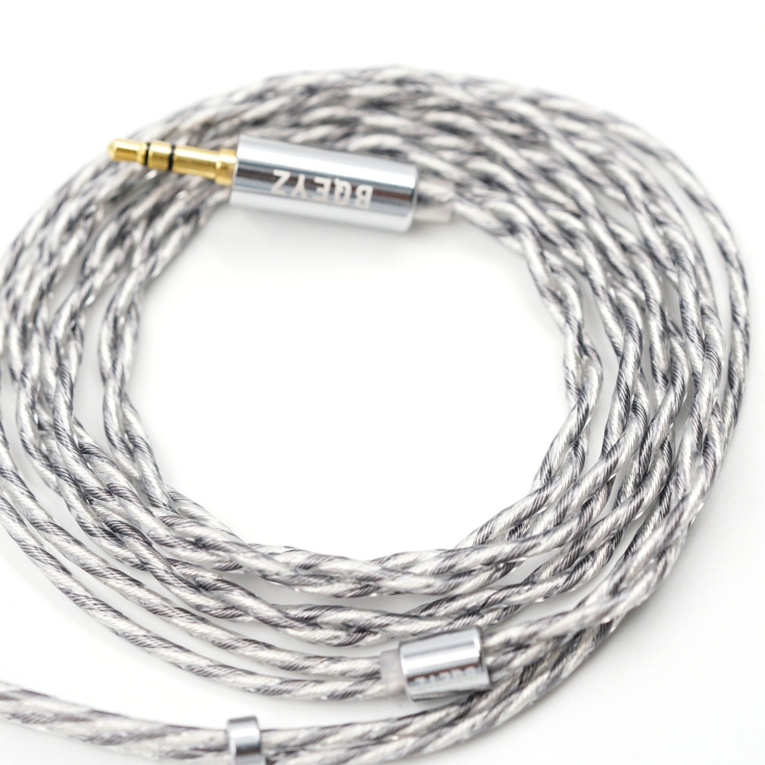casti cu fir BQEYZ Wind bas puternic HiFi IEM, tehnologie hibrida BC+DD, monitorizare, sport, anulare fizica a zgomotului, player, transmisie inalta, cu fir, OFC, driver dinamic 4.4mm, argintiu