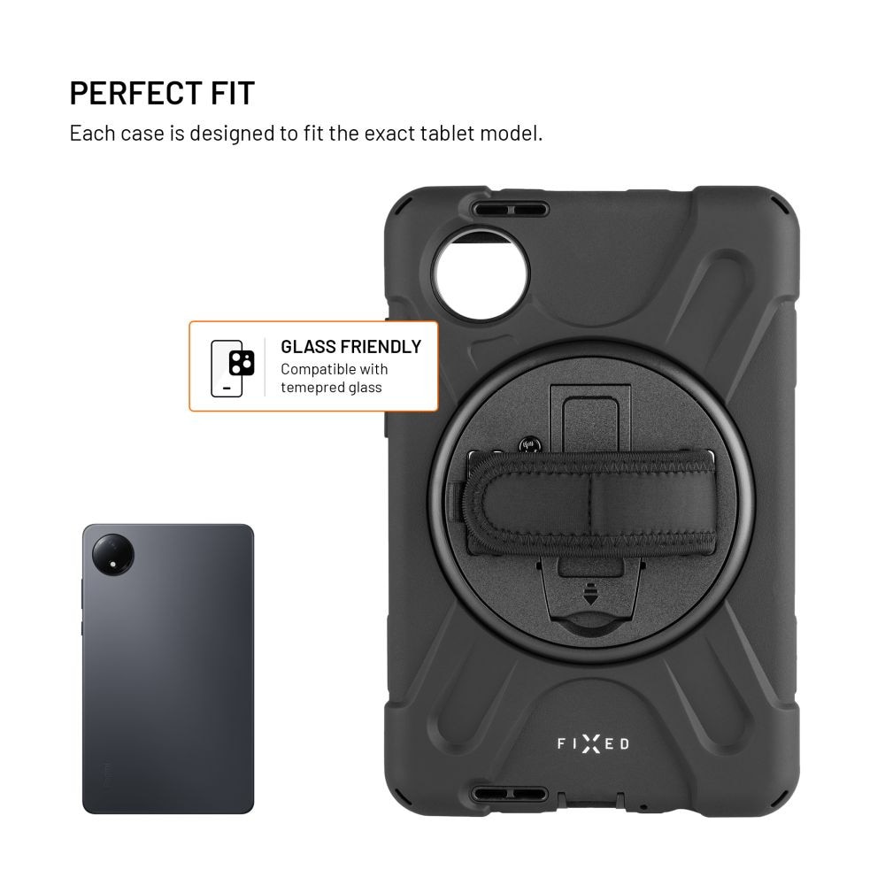 Husa armor FIXED Rugged Tab pentru Xiaomi Redmi Pad SE 8.7", black