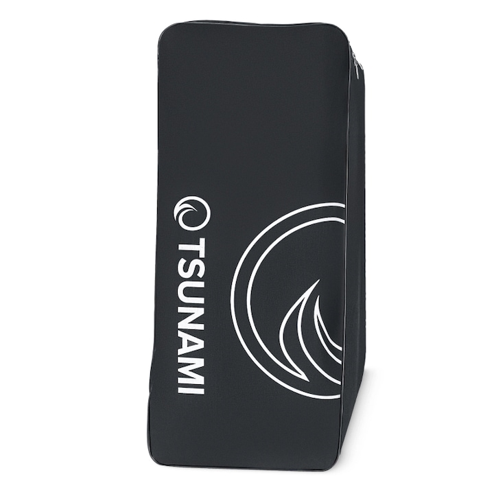 Rucsac pentru placa SUP, TSUNAMI, geanta de transport spatioasa, 113 L, material rezistent la apa, buzunar principal incapator, curele reglabile, suport pentru sticle, ideal pentru camping, excursii, sporturi nautice, negru