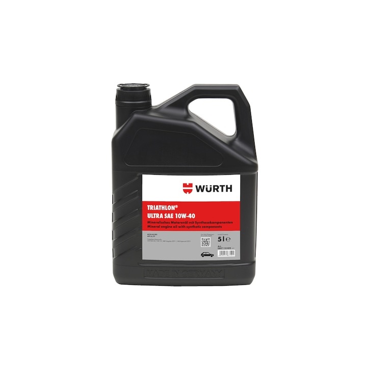 Ulei de motor Wurth Ultra 10W-40, 5 L, semisintetic