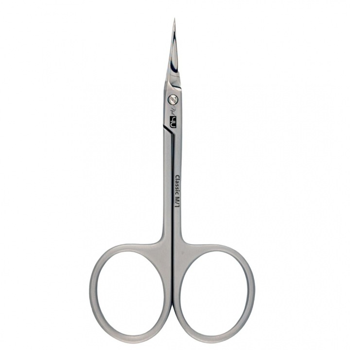 Foarfeca Cuticule Cu Carlig Nail4U M 95mm, Otel Inoxidabil Coreean, Varf Curbat, Autoclavabila, Manichiura Precisa, Uz Profesional