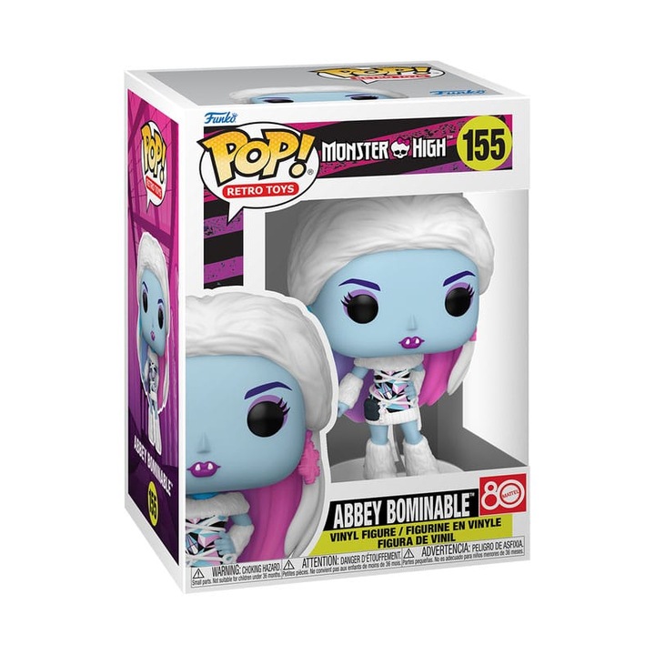 Фигурка Funko POP! Monster High - Abbey Bominable #155, 9.5 см, Винил