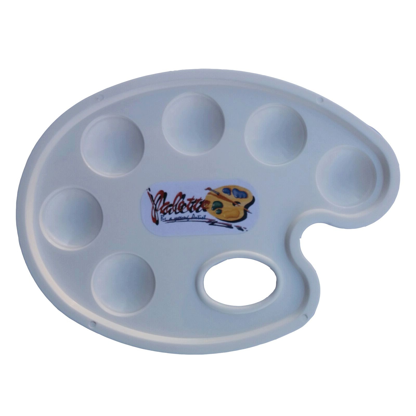 Paleta desen Bruges cu 6 alveole ( model de paleta unicat in alveola intra o godeta de 16ml, 25ml si 35ml) , 20cmx15cm