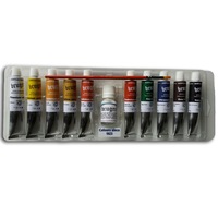 trusa culori acrilice extrafinepret fabrica brugesbelgia 10 x 23ml  flacon medium acrylic  pensula profesionala imagen 18_0_
0