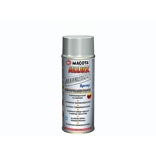 Vopsea Spray Temperaturi Inalte Aluminiu 600 C 400ml, Aluminium gloss