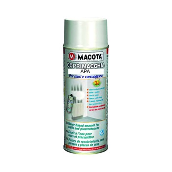 Spray Vopsea Ascundere Pete Alb Macota 400ml. Spray Vopsea Ascundere Pete Alb Macota 400ml.