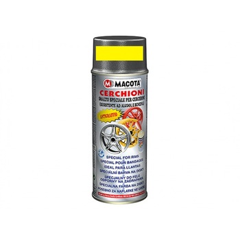 Vopsea Spray Jante Macota Galben Metalizat 400ml, RAL 1023 - Traffic yellow Vopsea Spray Jante Macota Galben Metalizat 400ml, RAL 1023 - Traffic yellow
