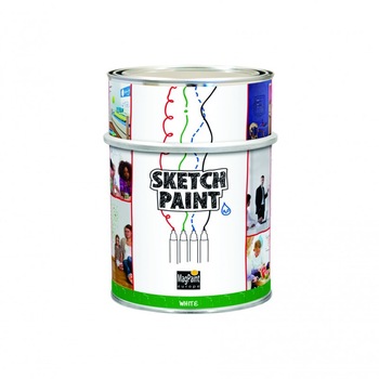Vopsea Whiteboard SchetchPaint Alb Mat 0,5 Litri Vopsea Whiteboard SchetchPaint Alb Mat 0,5 Litri