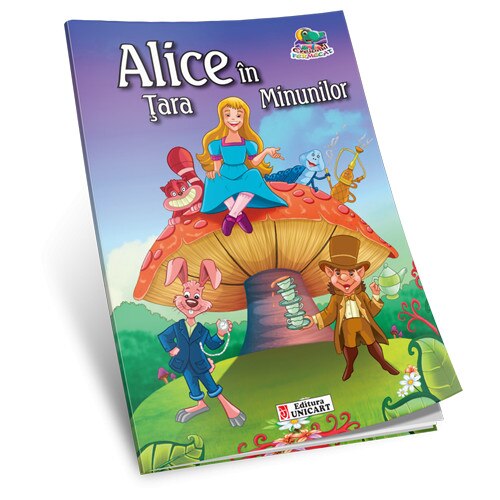 Alice in tata minunilor - carte de colorat A5
