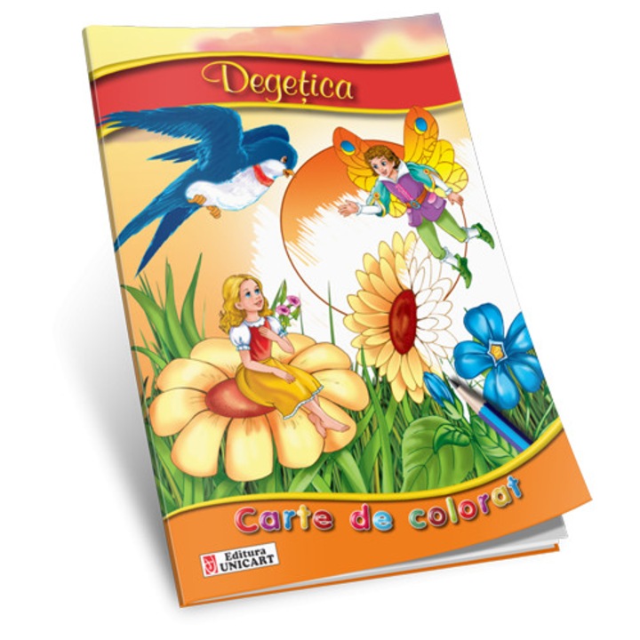 Degetica - carte de colorat A5