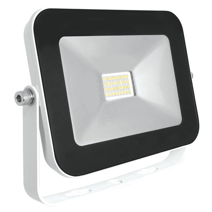 Proiector LED Vivalux seria TREND LED 30W, subțire, 4000K, carcasă albă, IP65