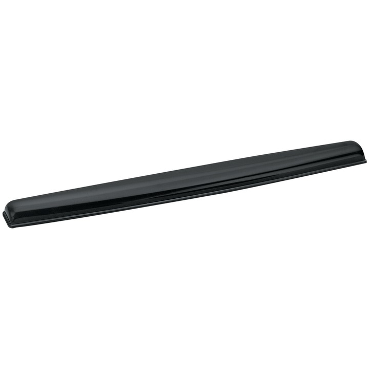 FELLOWES "Crystal™ Gel" Csuklótámasz billentyűzethez, géltöltésű, fekete