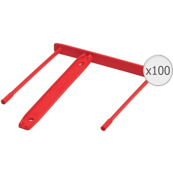 Alonja de mare capacitate, 500 coli, rosu, 100 bucati/set, Fellowes Alonja de mare capacitate, 500 coli, rosu, 100 bucati/set, Fellowes