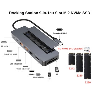 Statie De Andocare Ugreen Steam Deck 9-In-1, 4K@60Hz, Hdmi 10Gbps