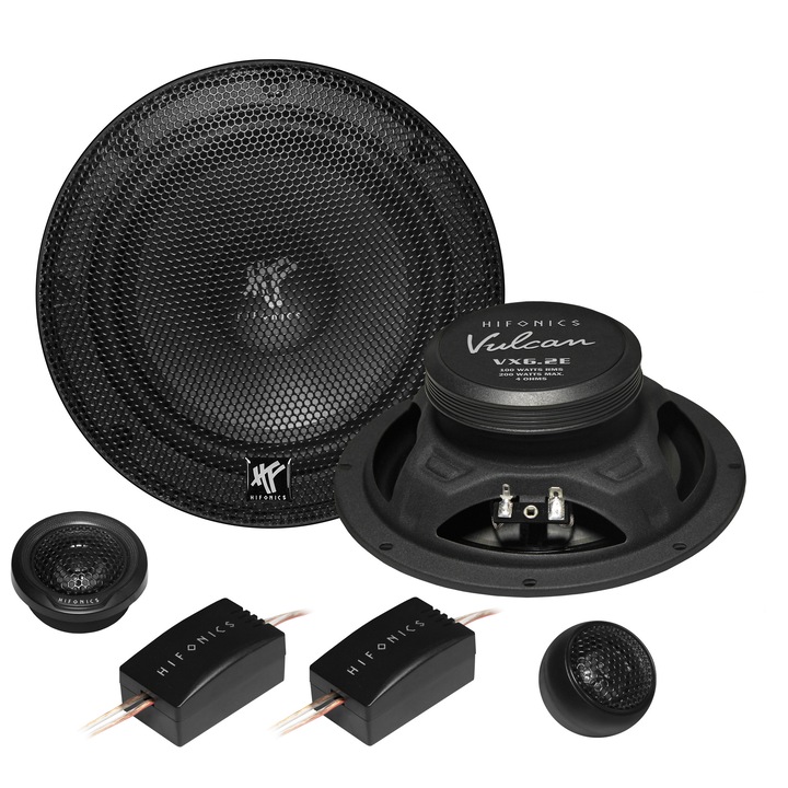 Set Difuzoare auto componente Hifonics VX6.2E 16,5cm,200Wmax