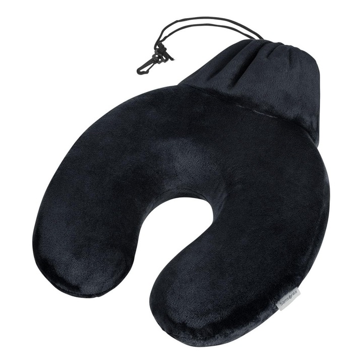 Samsonite utazópárna, megfordítható, 35cm, 1 liter, fekete
