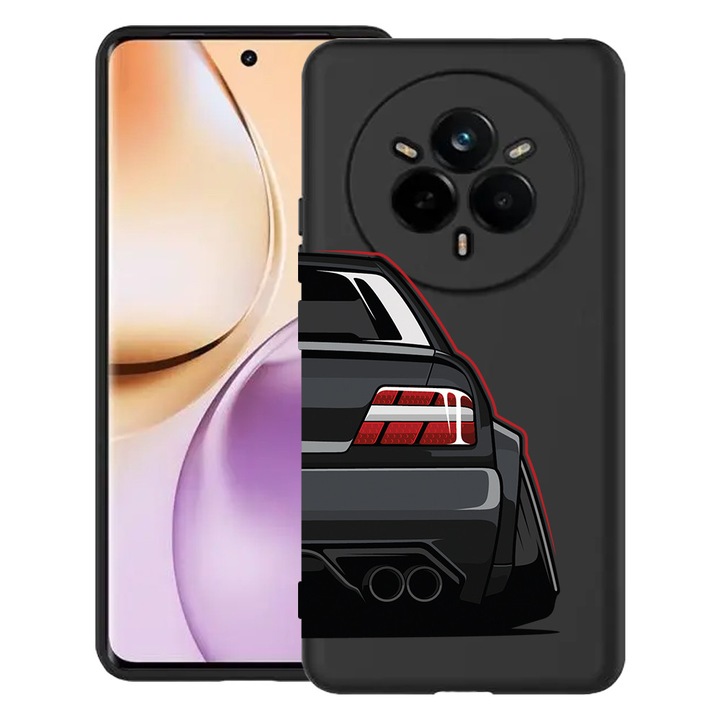 Силиконов калъф BestCase за Realme 14 Pro Plus 5G, Sexy Tail Light E36, Slim SIlicon 0.8MM, Camera Protection, Black, 1988290 B 1447