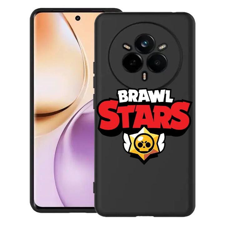 Силиконов калъф BestCase за Realme 14 Pro Plus 5G, Brawl Stars, Slim SIlicon 0.8MM, Camera Protection, Black, 1988290 B 1610