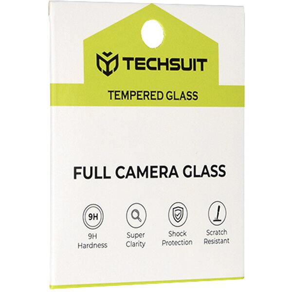 Folie de protectie Camera Spate Techsuit pentru Xiaomi Redmi Note 14 Pro+ 5G, Sticla Securizata, Neagra