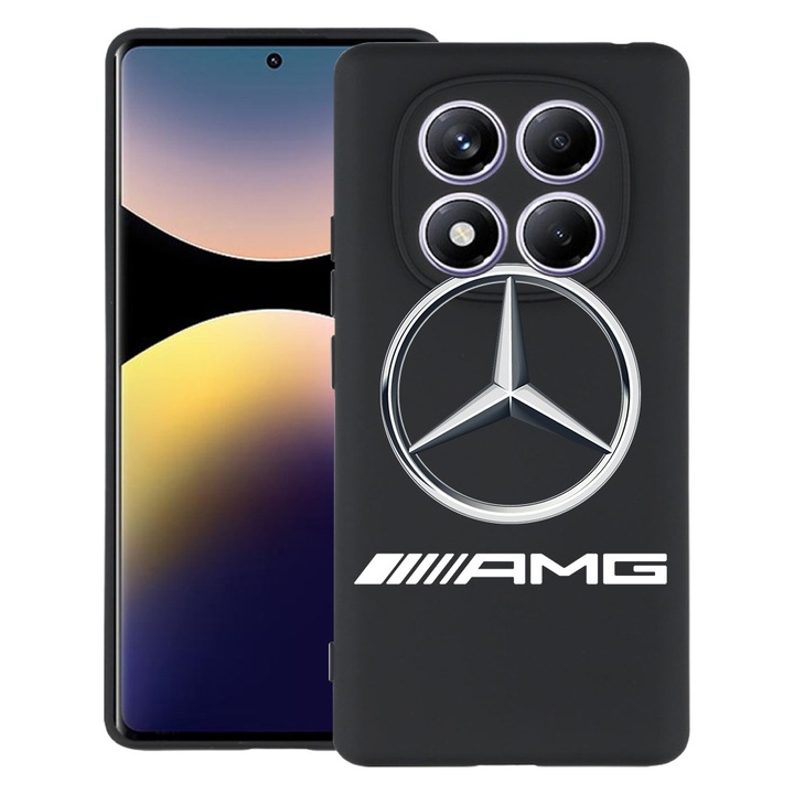 BestCase® Husa pentru Xiaomi Redmi Note 15 Pro Plus 5G cu Design Mercedes-Benz AMG, TPU Mat Ultra Slim, 2082905 B 1732