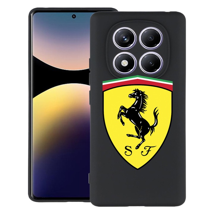 BestCase® Калъф за Xiaomi Redmi Note 15 Pro Plus 5G с дизайн Ferrari, TPU Мат Ултратънък, 2082905 B 1774