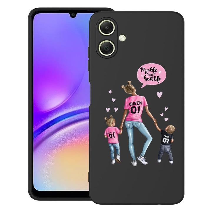 BestCase® Husa pentru Samsung Galaxy A07 din Silicon Ultra Slim cu Design Mom Life Boy And Girl, 2043680 B 557
