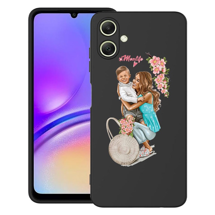 BestCase® Husa pentru Samsung Galaxy A07 din Silicon Ultra Slim cu Design Mom Life With a Boy, 2043680 B 559