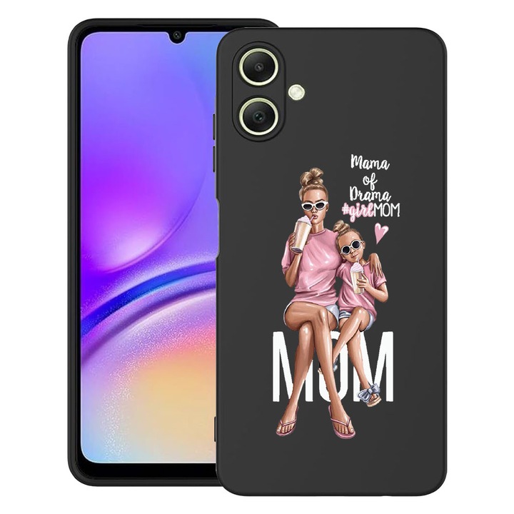BestCase® Husa pentru Samsung Galaxy A07 din Silicon Ultra Slim cu Design Girl Mom Mama of Drama, 2043680 B 558