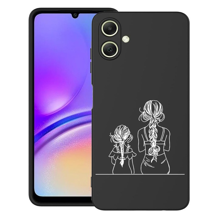 BestCase® Szilikon Ultra Slim tok Samsung Galaxy A07-hez, Anya és lánya dizájnnal, 2043680 B 1048