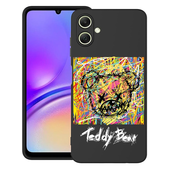 BestCase® Husa pentru Samsung Galaxy M06 cu Design Teddy Bear Abstract, TPU Mat Ultra Slim, 2052008 B 1564