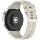 Curea compatibila cu Huawei Watch GT2 2E GT3 GT4 GT5 GT 2 3 4 5 46mm 48mm Pro, Samsung Galaxy Watch 46mm, Watch 3 45mm, Gear S3 Classic / Frontier, Xiaomi Mi Watch, Amazfit GTR / GTR 2 / GTR 3 / GTR 4, BIP 5 / 6, ajustabila, silicon + nailon, 22mm, bej