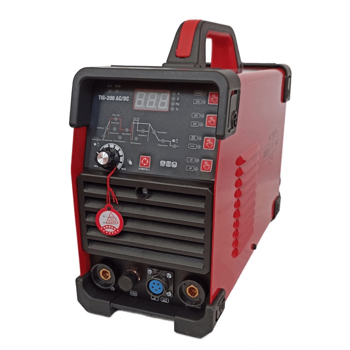 Професионален TIG аргонов апарат, Rudimpex TIG‑200P‑ACDC, AC/DC Pulse, 200 A