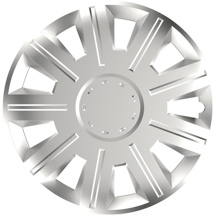 Capac roata auto Victory argintiu de 13" inch