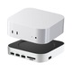 Statie de andocare 11 in 1, OTTOOPPXIN®, 10Gbps, 6x USB 3.2 Gen 2, cititor card SD/TF, alb