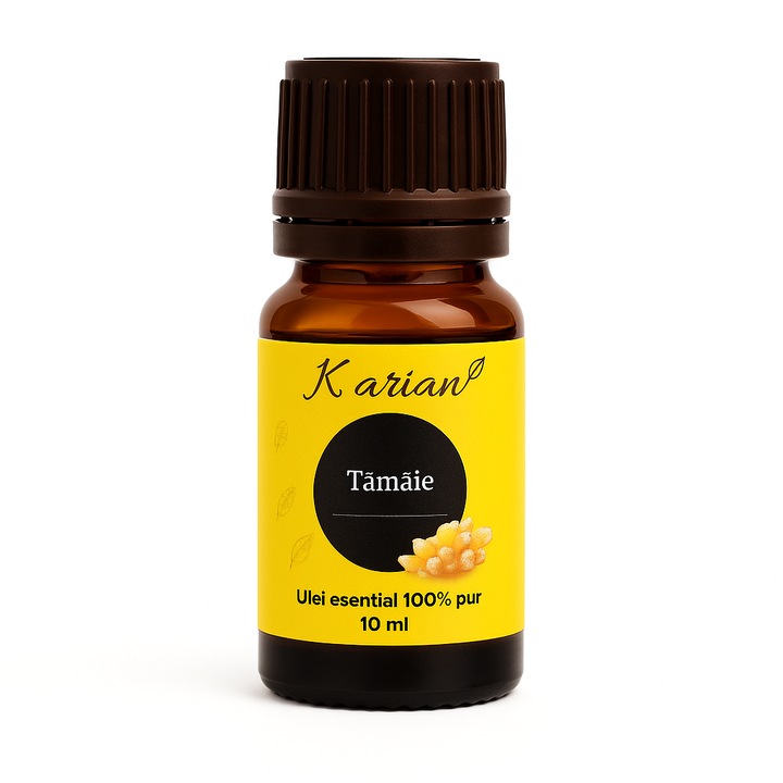 Етерично масло от тамян, Karian, 100% чисто, неразредено, стъклен контейнер, 10 мл