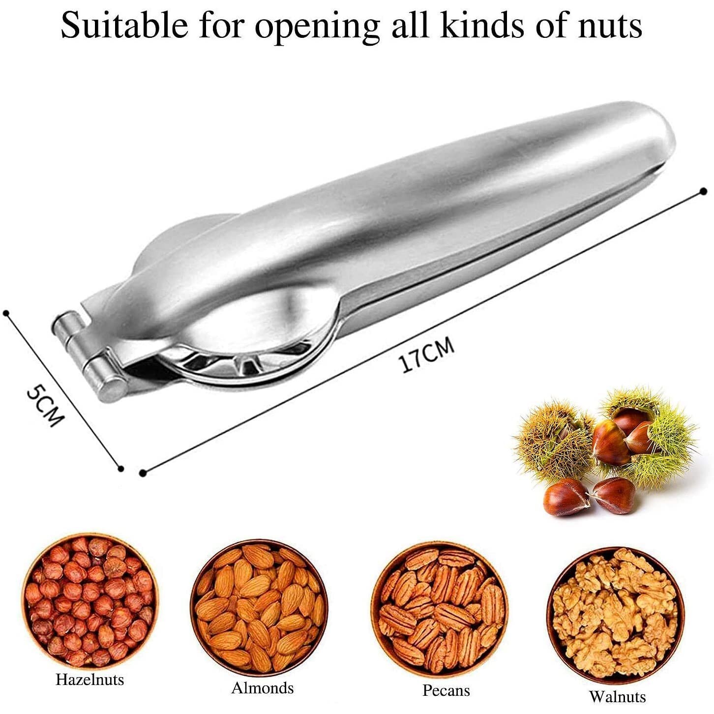 Cleste pentru castane, Ulisem, din otel inoxidabil, design ergonomic ...