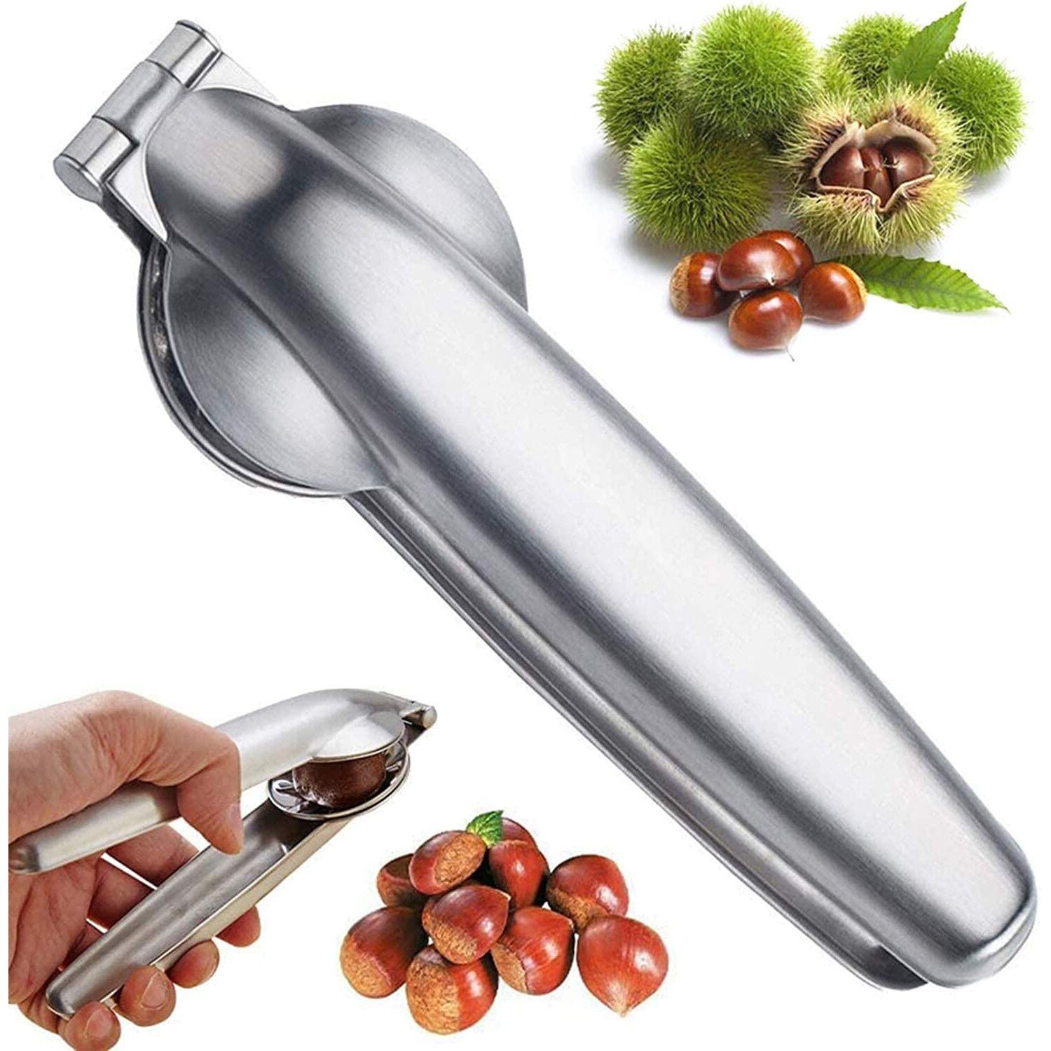 Cleste pentru castane, Ulisem, din otel inoxidabil, design ergonomic ...