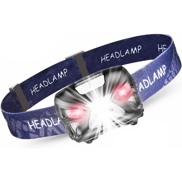 Lanterna LED cu 6 moduri de iluminare, senzor de miscare, rezistenta la apa IPX4, 180m, incarcare USB, 70g