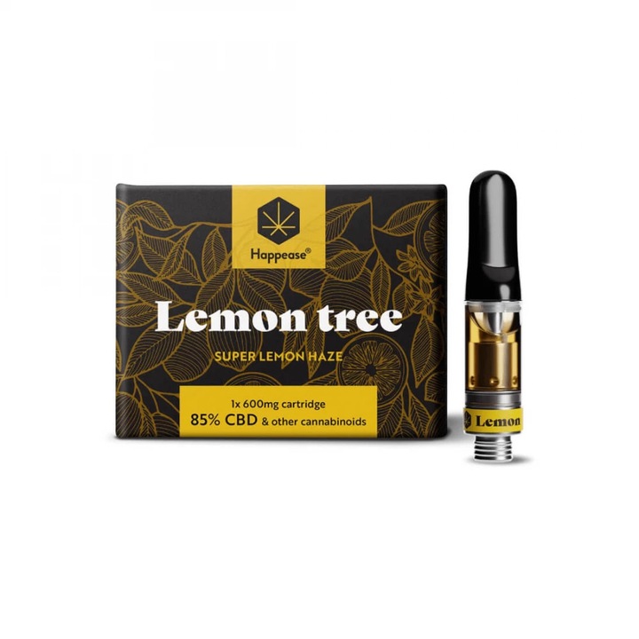 Cartus 510 pod cu terpene Happease canabidiol 85% Aroma Super Lemon Haze Tree - fara nicotina