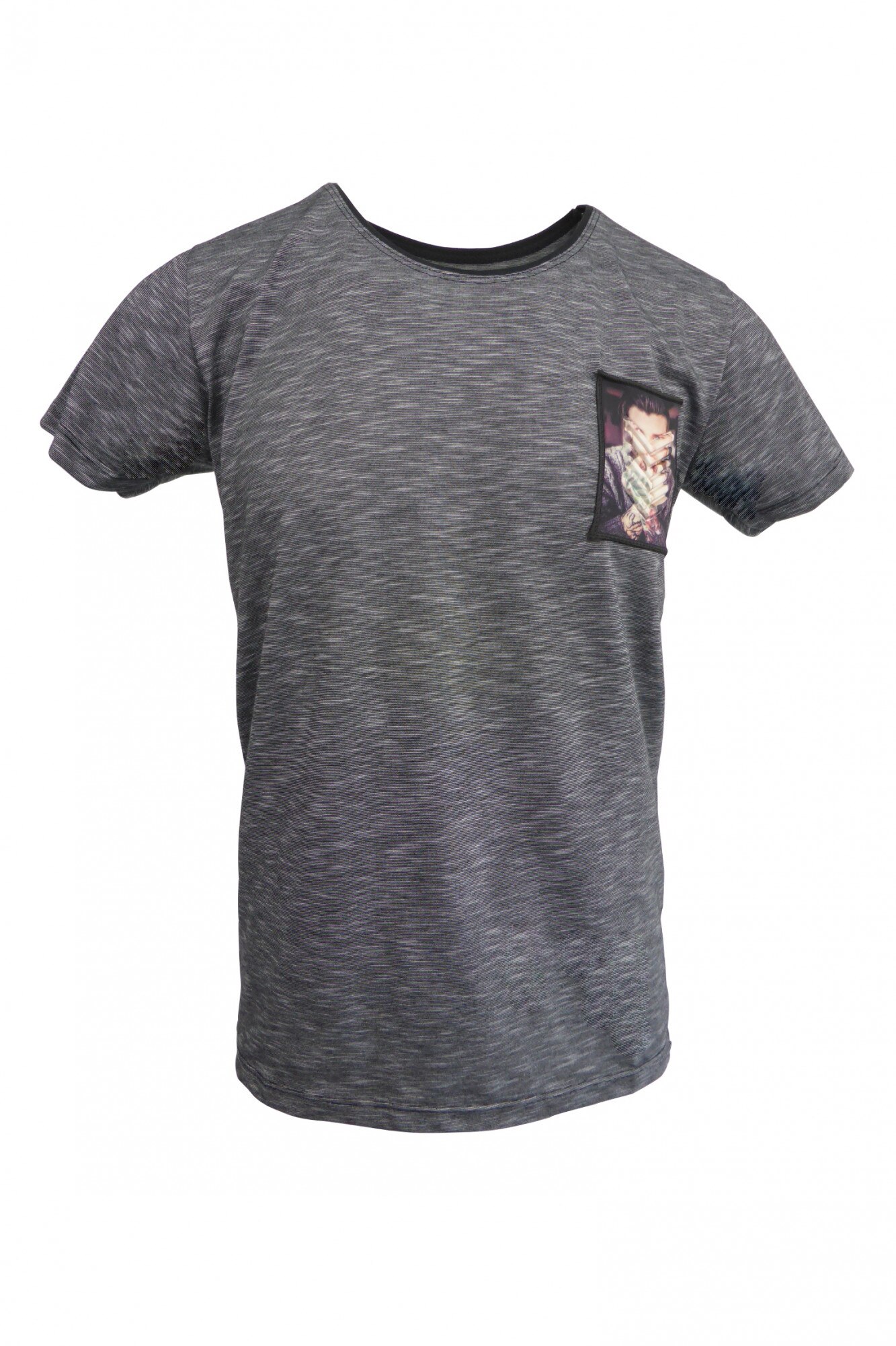 Tricou - SCARFACE - negru cu un buzunar efect 3D