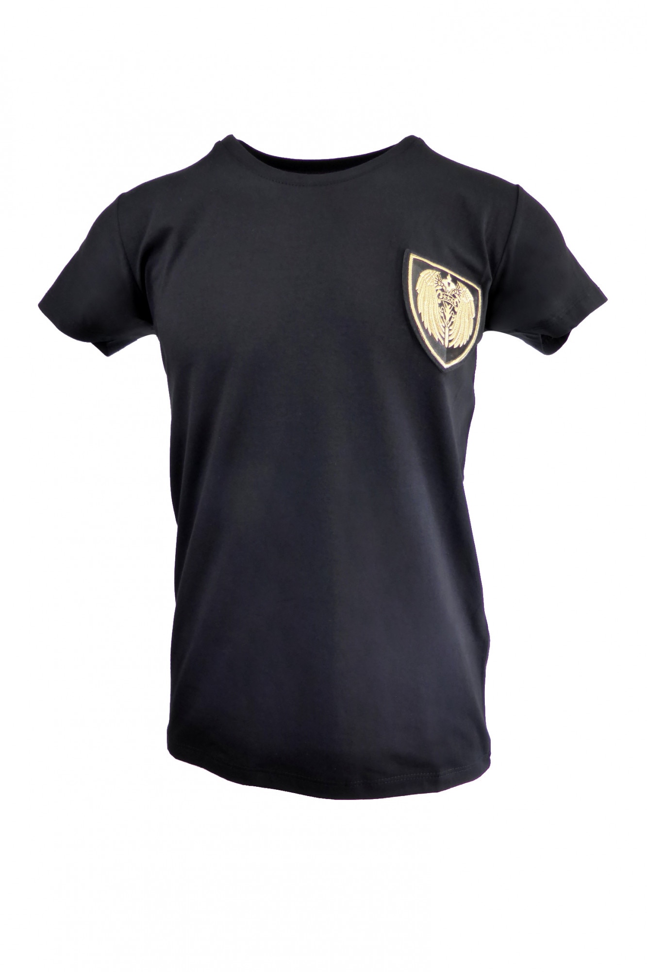 Tricou - SCARFACE - negru cu ecuson culoare aurie