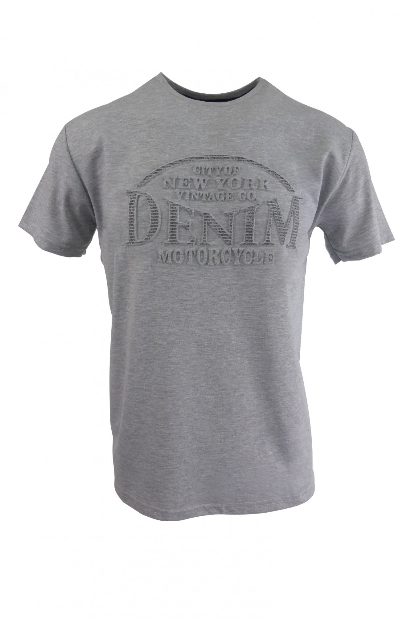 Tricou - MASTIFF - gri cu logo 3D 