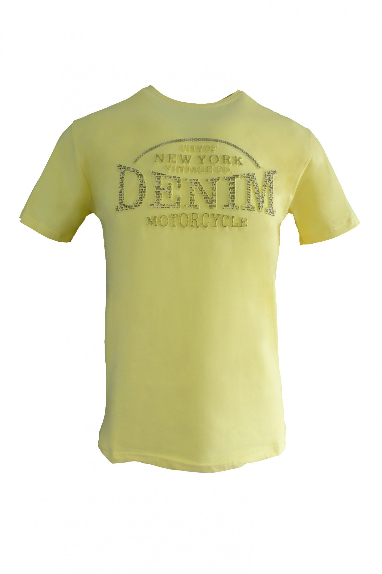 Tricou - MASTIFF - galben cu logo 3D 