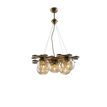 Lustra Avonni Tosya 4 brate , finisaj Antique 5xE27 max60W Lustra Avonni Tosya 4 brate , finisaj Antique 5xE27 max60W