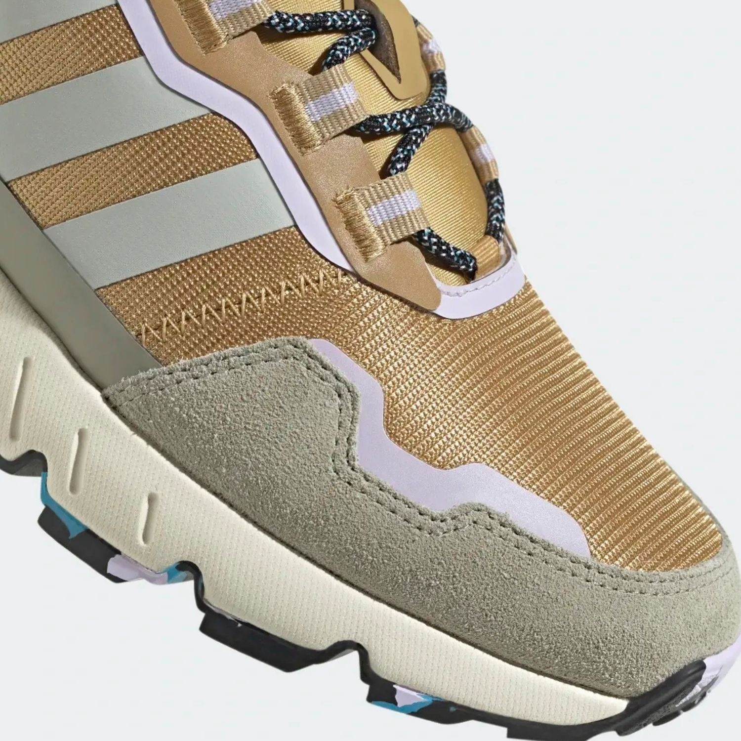 Tan  Pantofi sport Adidas ZX 1K Boost Seasonality, maro, material